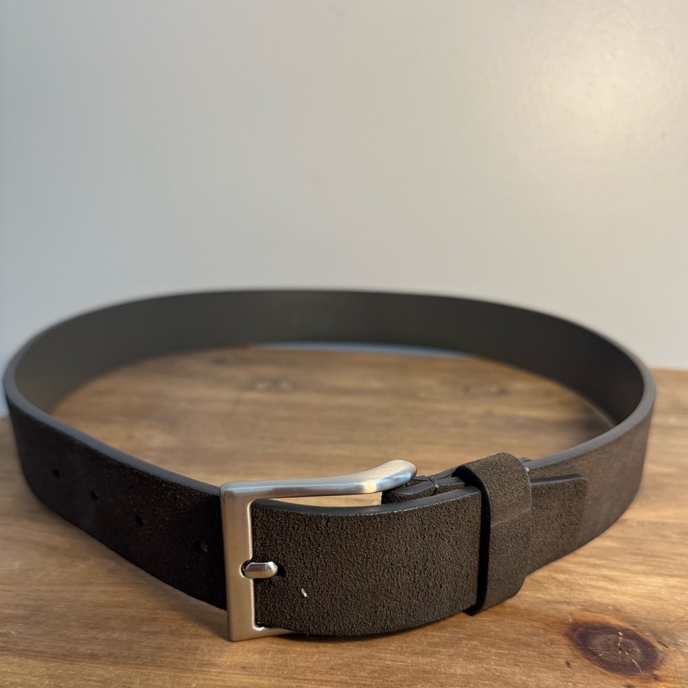Leather suede Men's Belt NWOT
